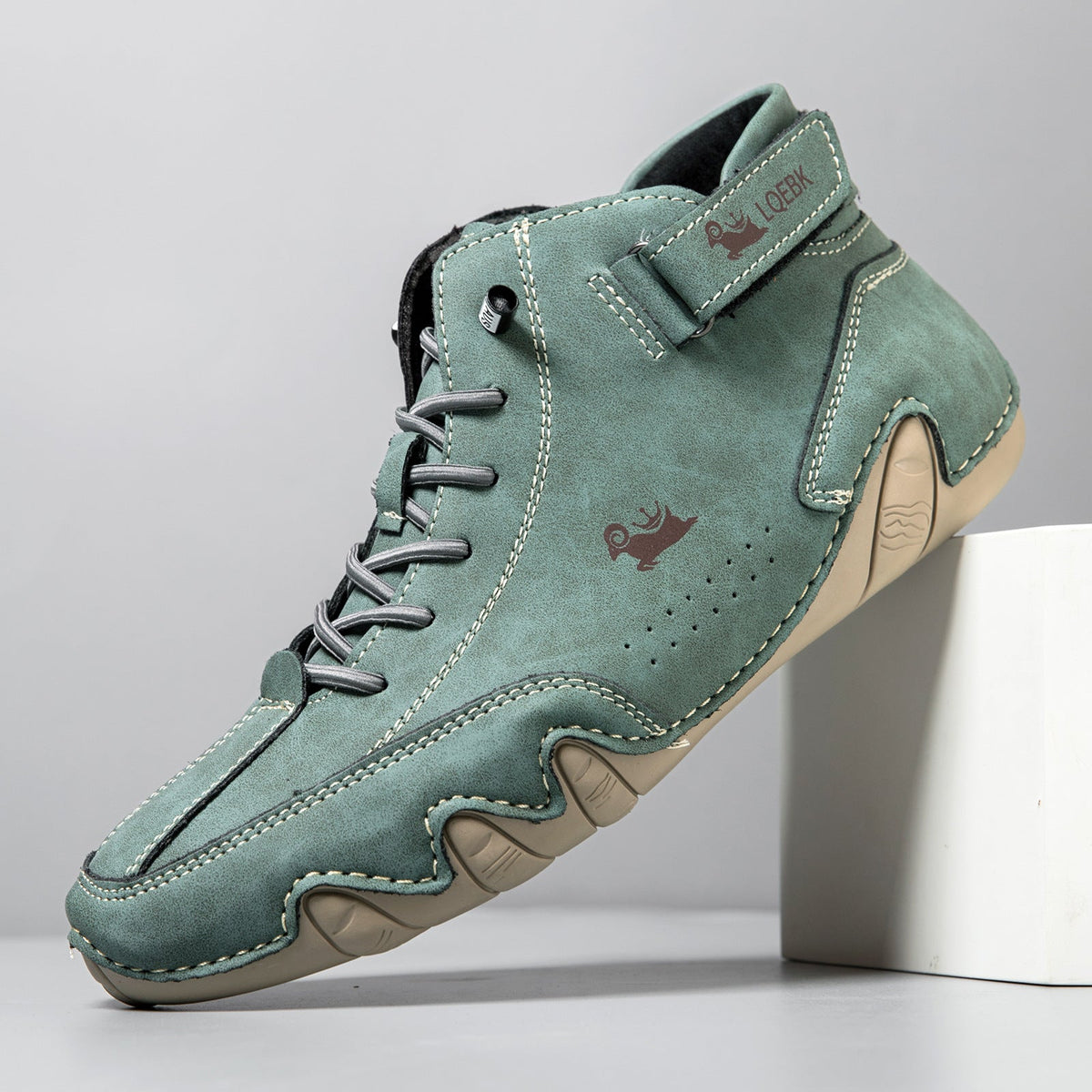 Klarito – Scarpe da passeggio ergonomiche in pelle da uomo