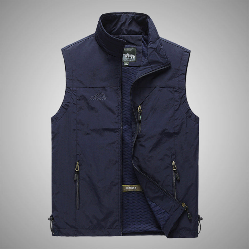 Gilet imbottito antivento casual da uomo