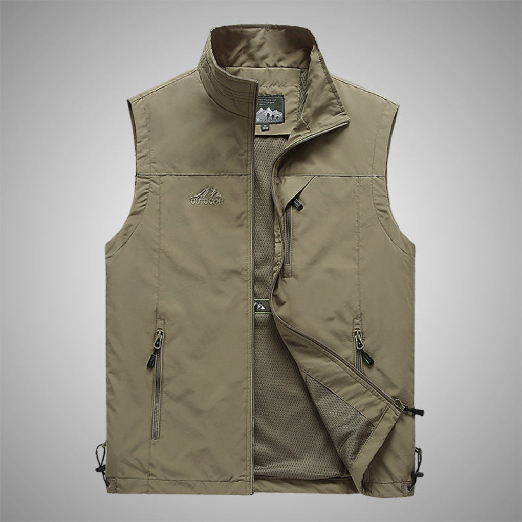 Gilet imbottito antivento casual da uomo