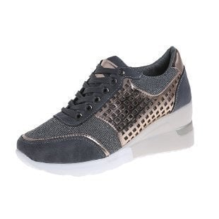 Sneaker con zeppa interna da donna