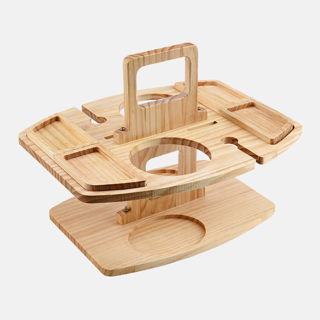 Tavolo da picnic pieghevole in legno portatile
