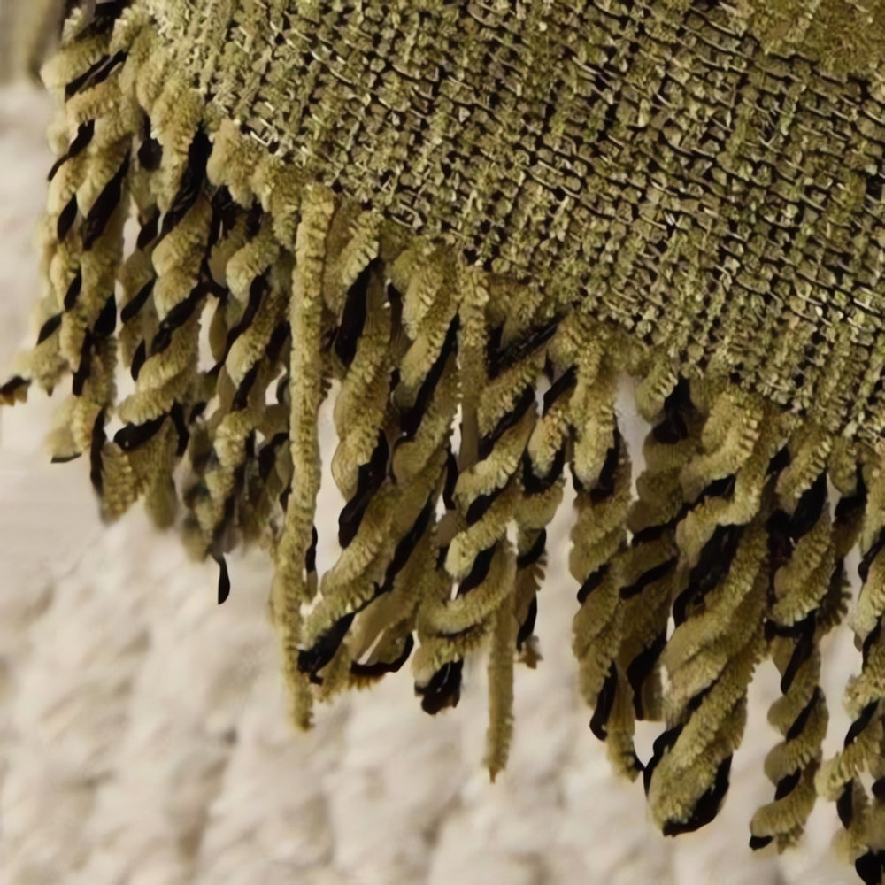 Frond – Copridivano reversibile jacquard con motivo a foglie