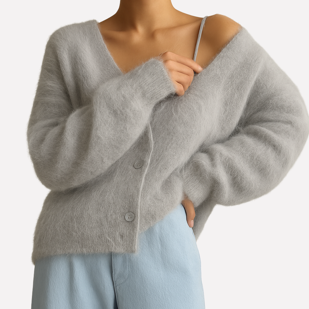 Maglione classico in maglia da donna