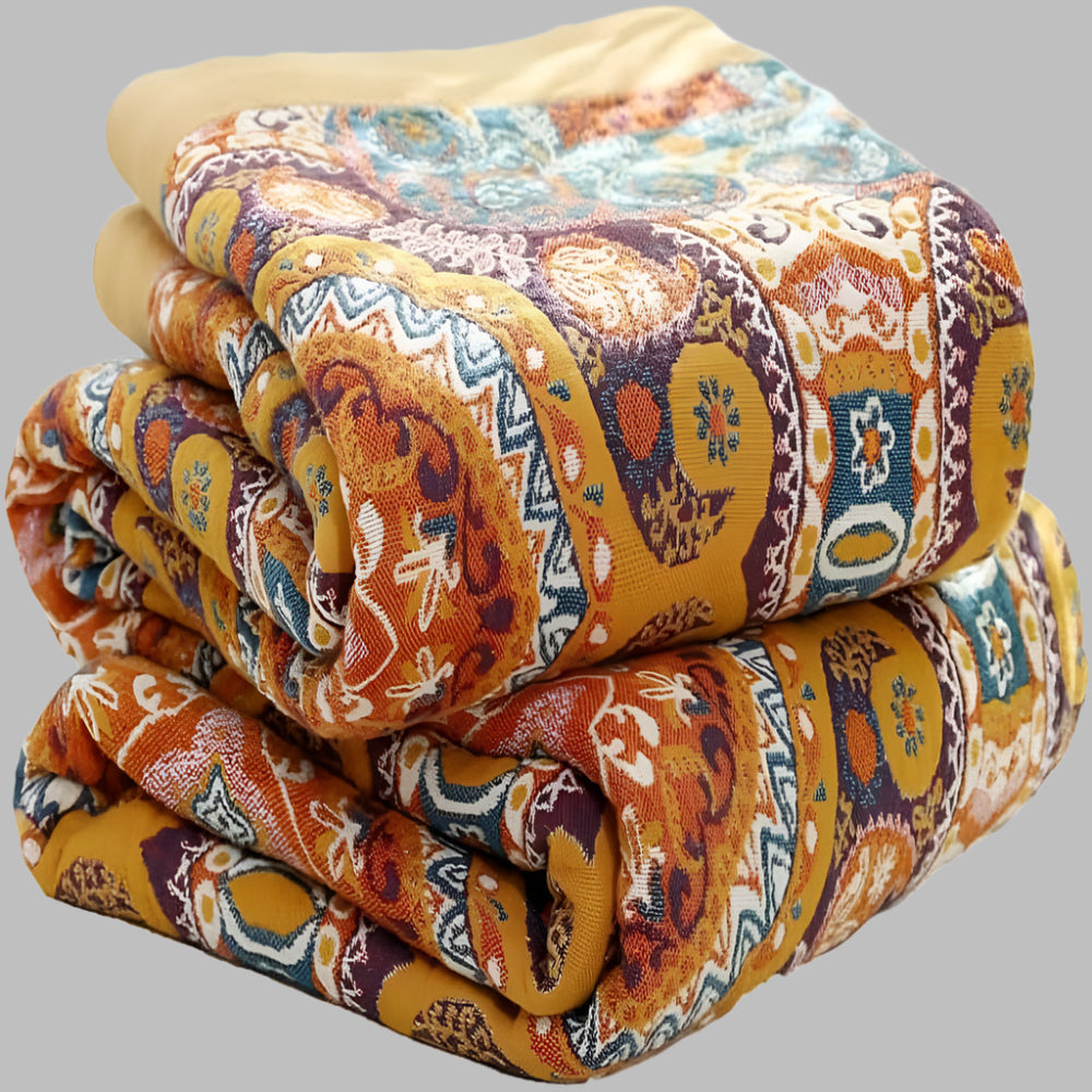 Sunrise – Coperta boho reversibile