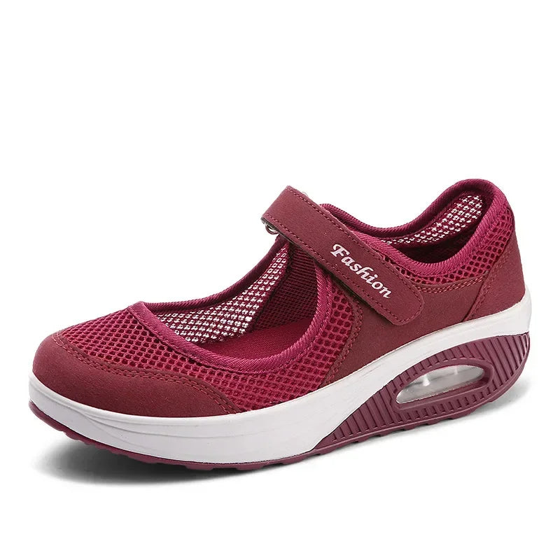 Scarpe slip-on ergonomiche in mesh traspirante