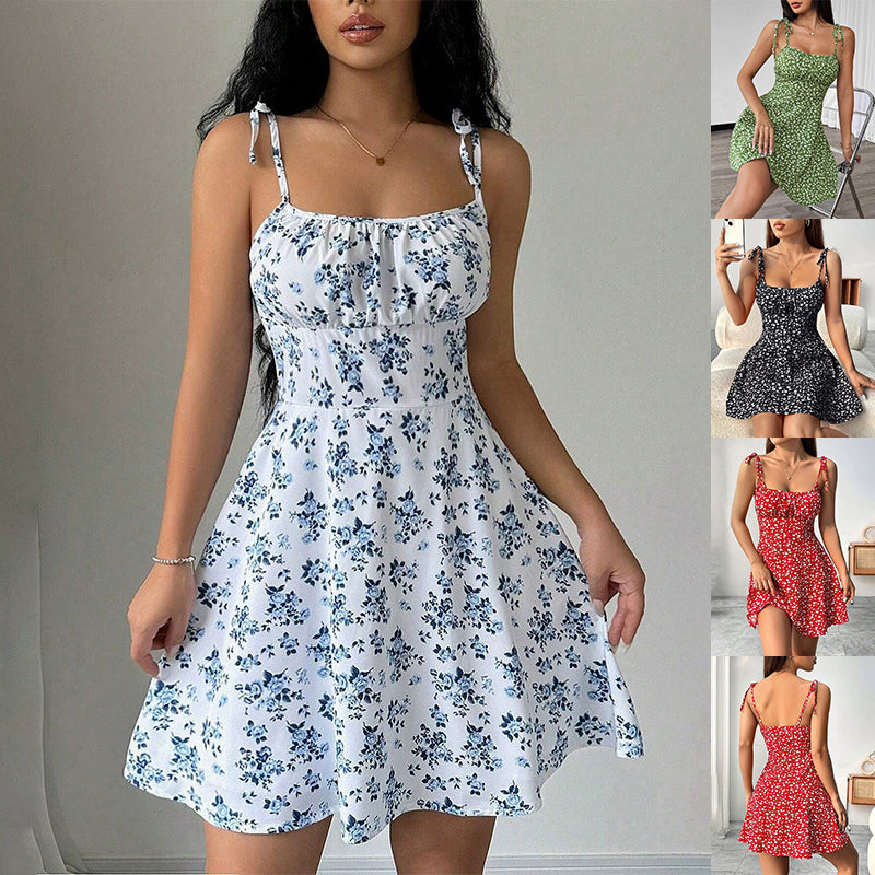 Abito A-Line Floreale Dolce per Donne