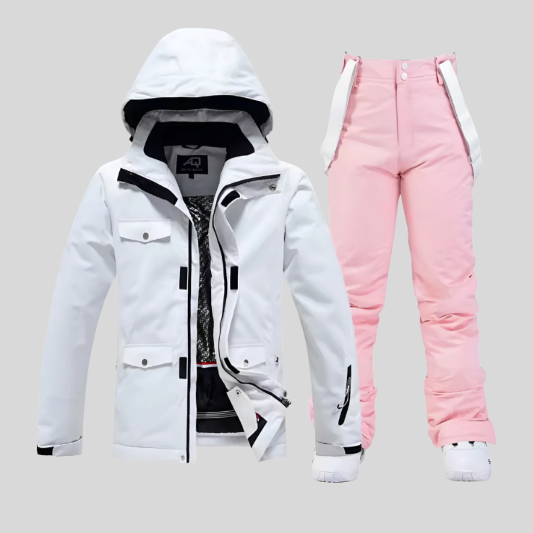 Completo da sci giacca e pantaloni da donna