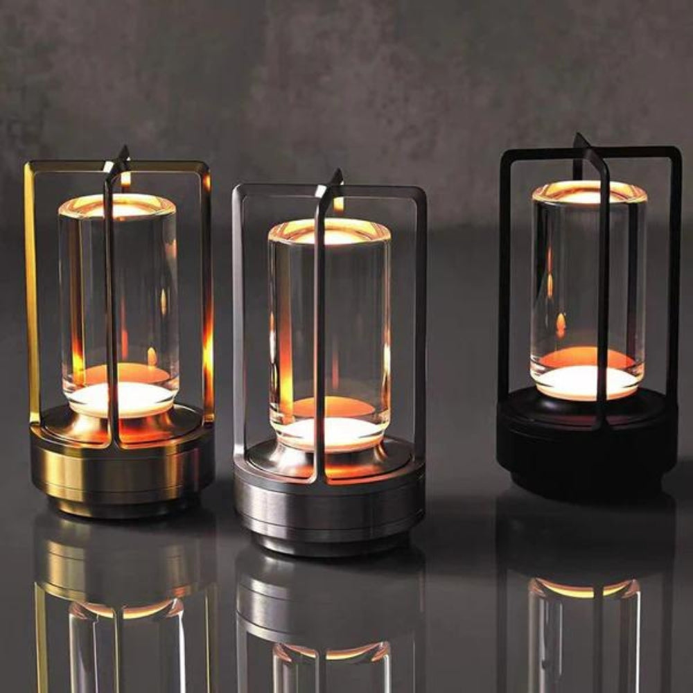 Nordic Crystal – Lampada da tavolo ricaricabile senza fili