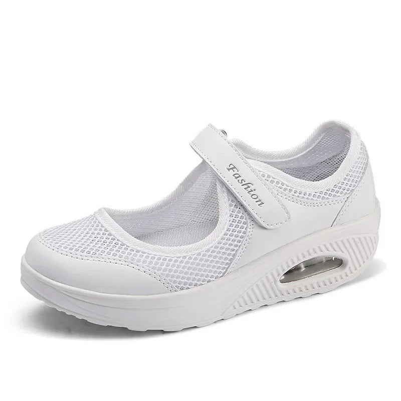 Scarpe slip-on ergonomiche in mesh traspirante