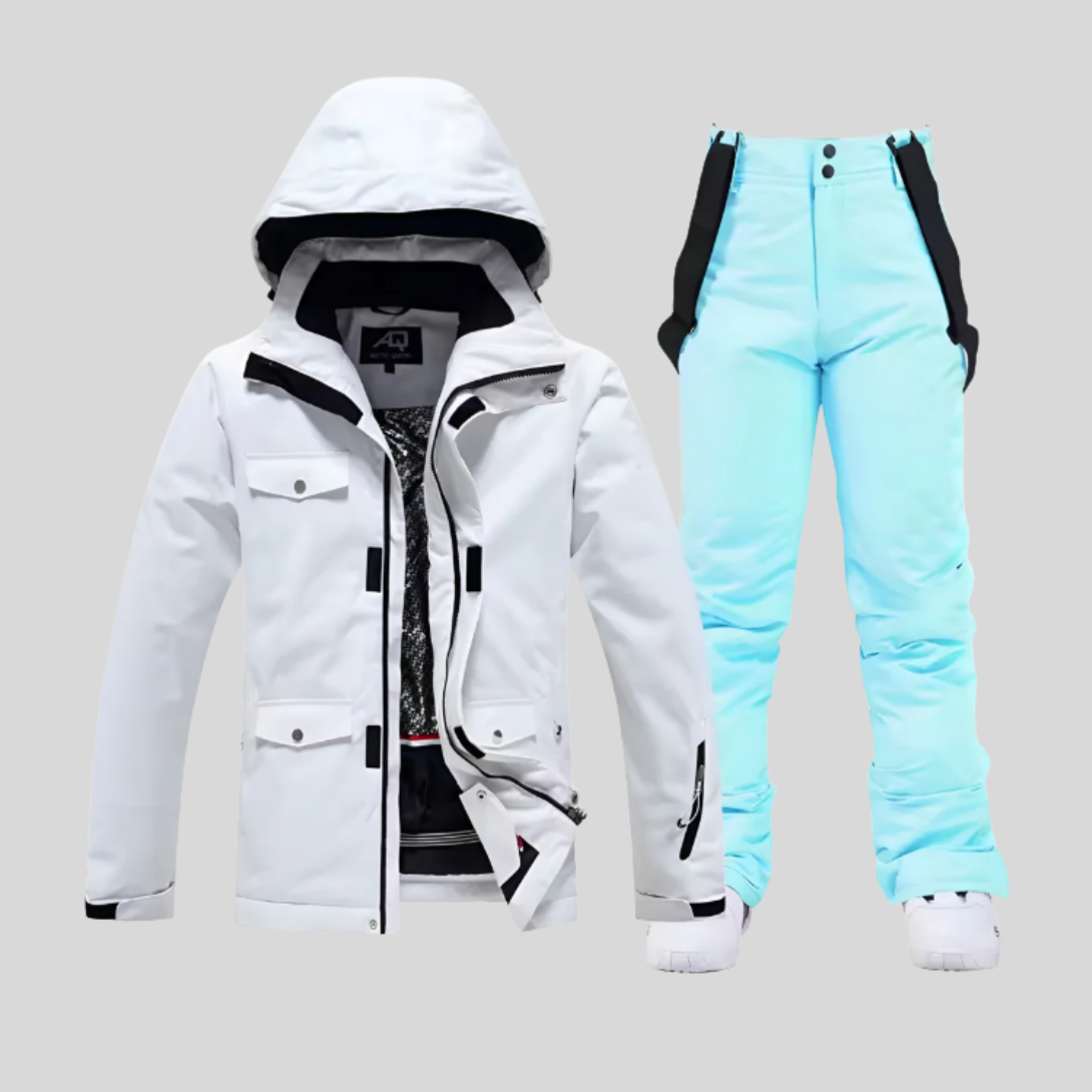 Completo da sci giacca e pantaloni da donna
