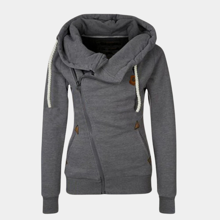 Gilet smanicato con cappuccio slim fit da uomo