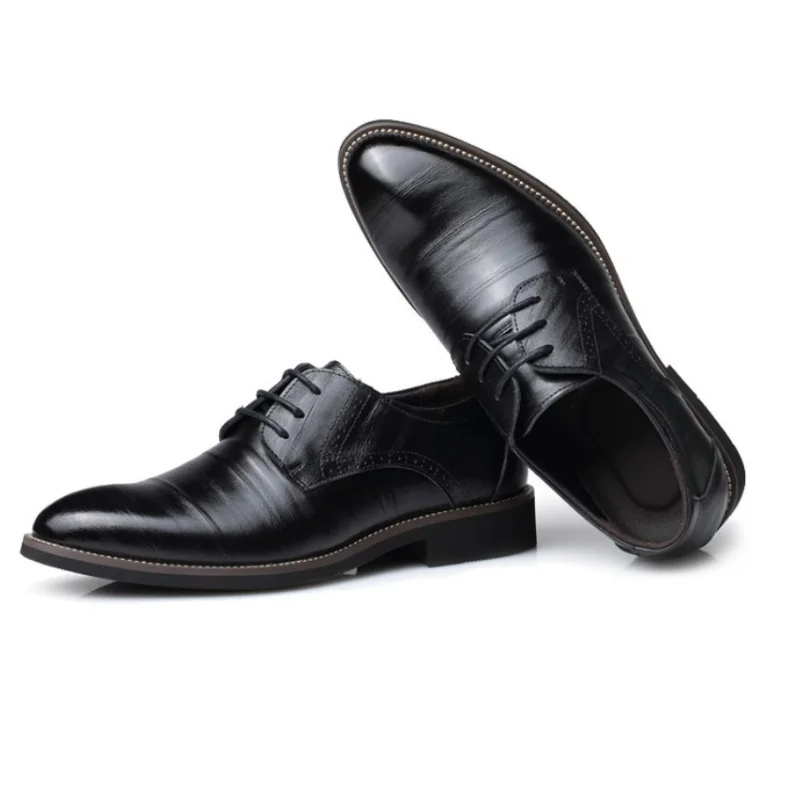 Scarpe Oxford stringate in similpelle vegana da uomo