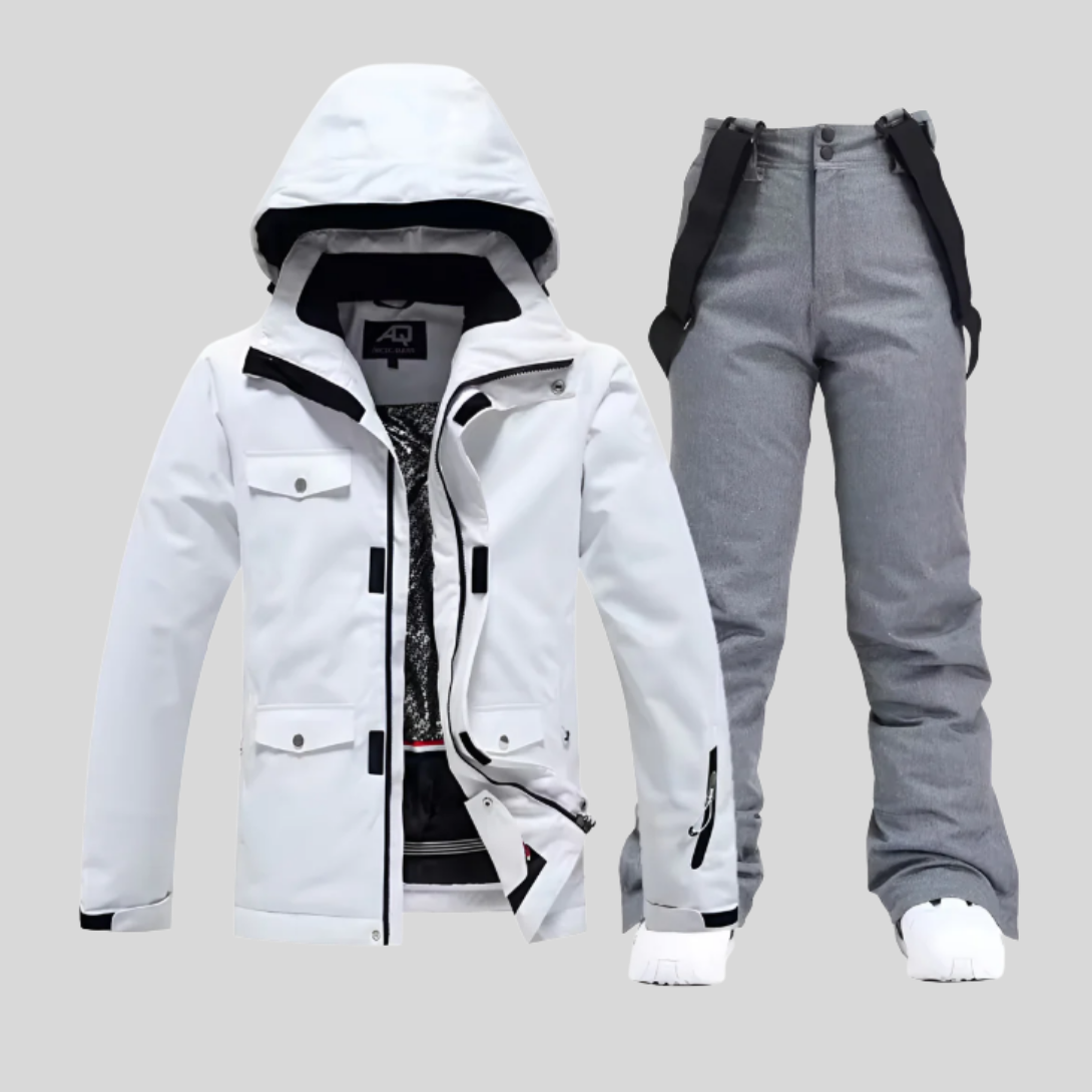 Completo da sci giacca e pantaloni da donna