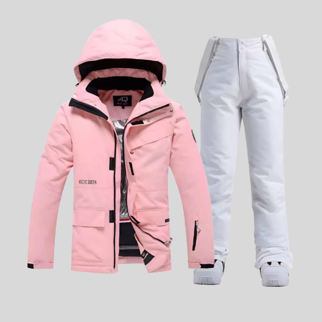 Completo da sci giacca e pantaloni da donna