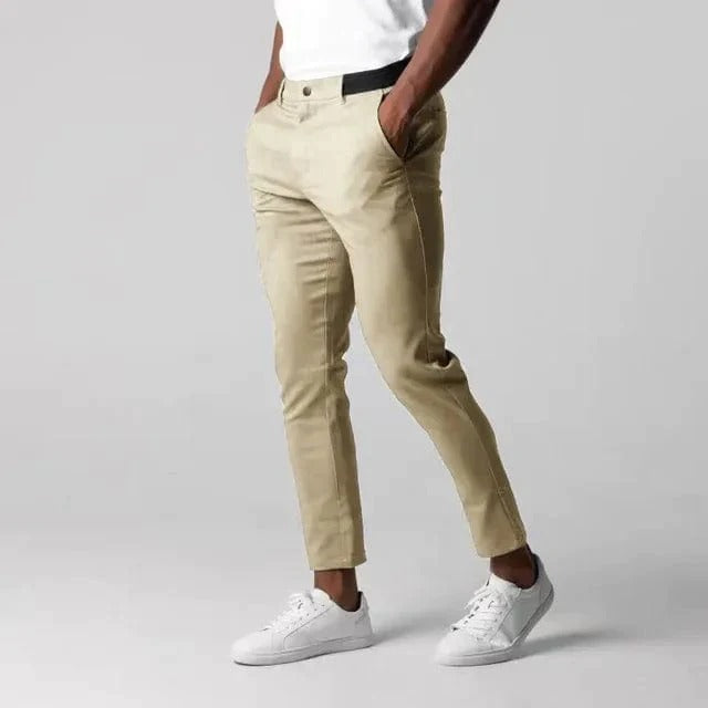 Ivar – Pantaloni chino elasticizzati da uomo