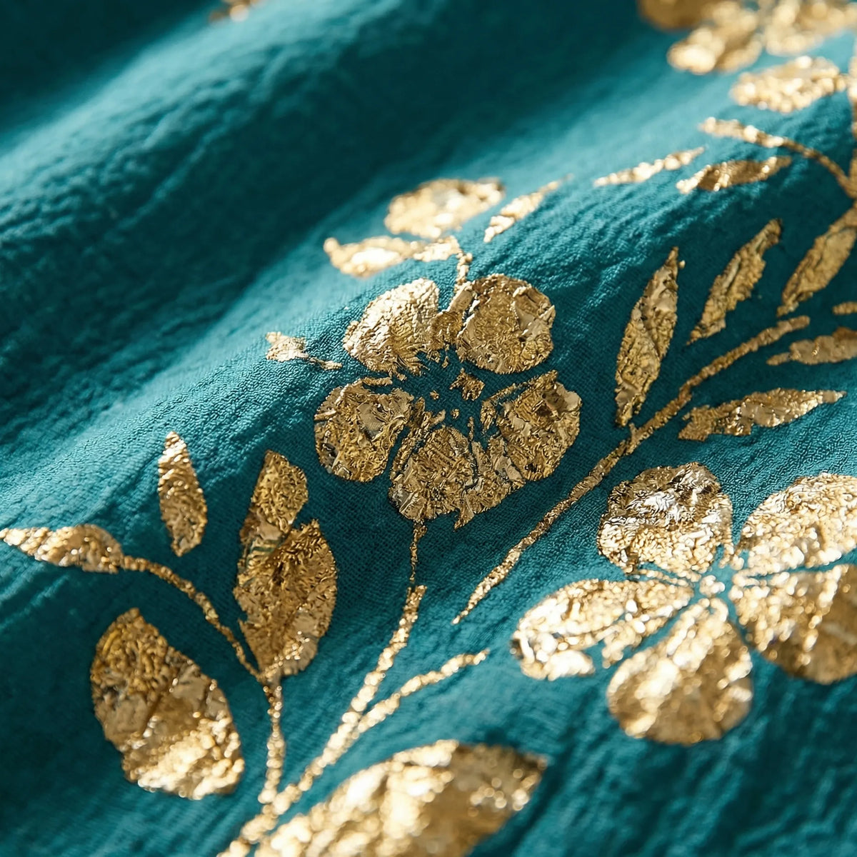 Blusa a Maniche Lunghe con Stampa Floreale