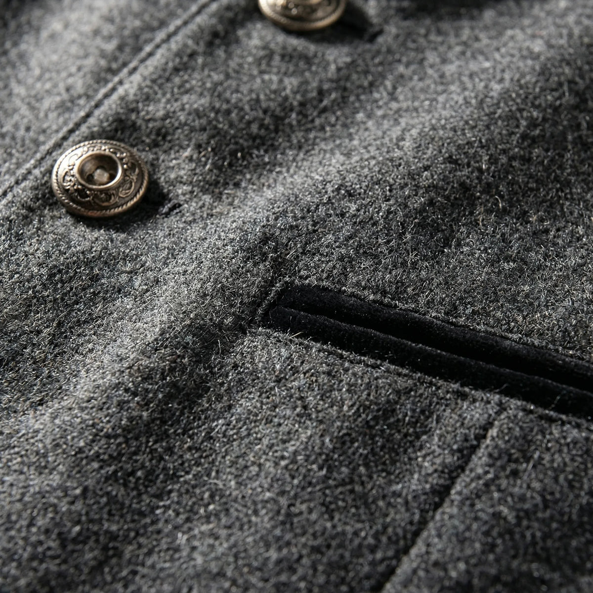 Gilet con Bottoni Stile Bavarese