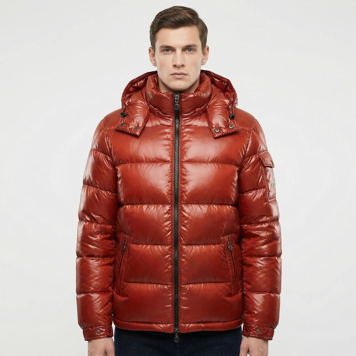 Giacca Puffer con Cappuccio Quilted Lucida