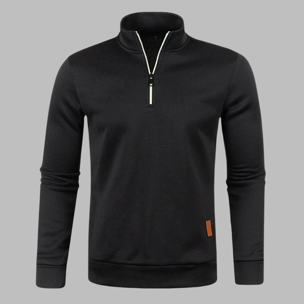 Maglione Estivo da Uomo con Zip