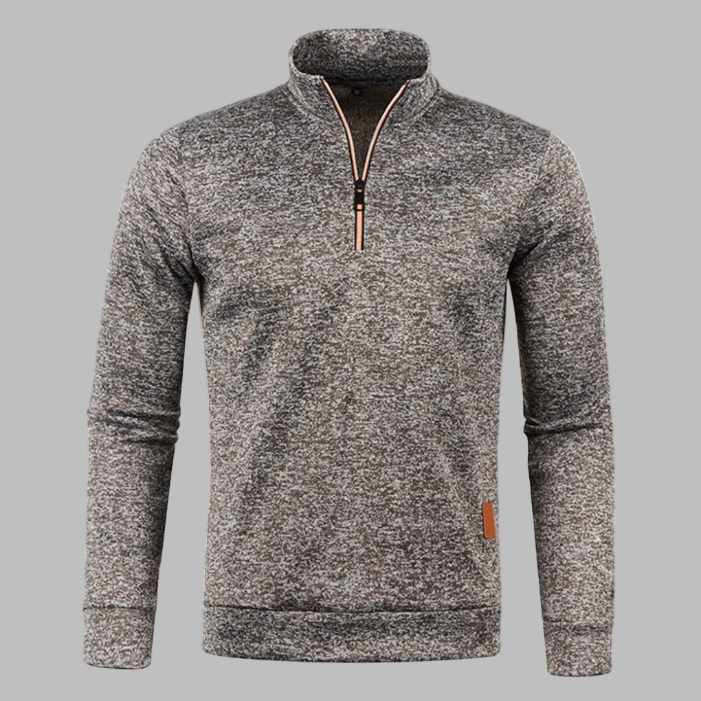 Maglione Estivo da Uomo con Zip