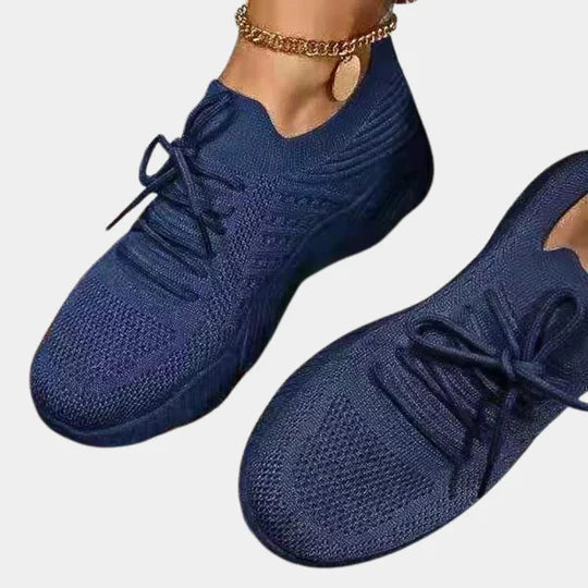 Sneakers ergonomiche slip-on in mesh da donna
