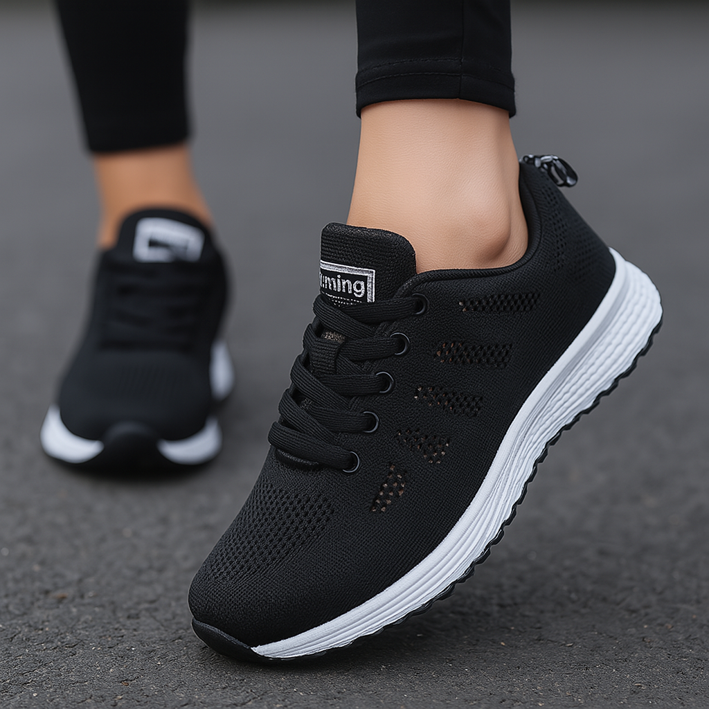 Scarpe sportive ergonomiche in mesh da donna