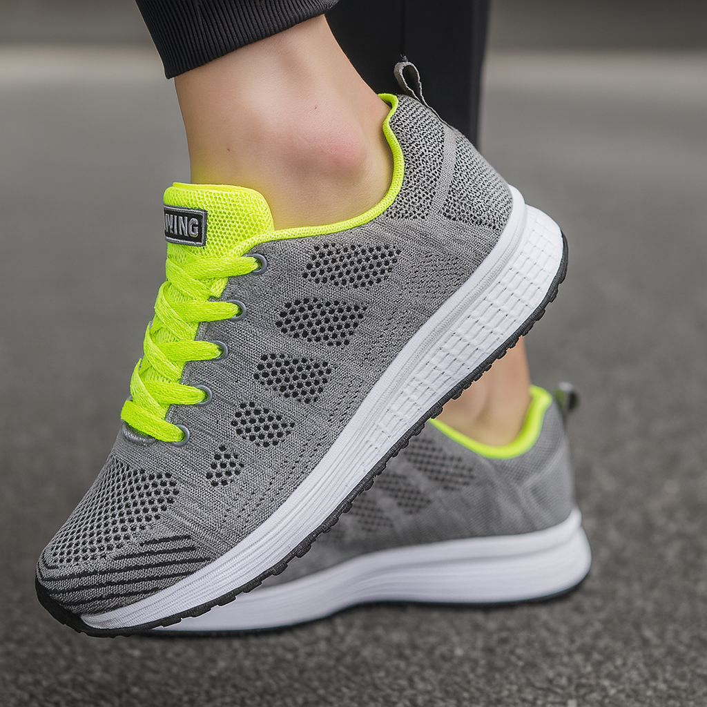 Scarpe sportive ergonomiche in mesh da donna