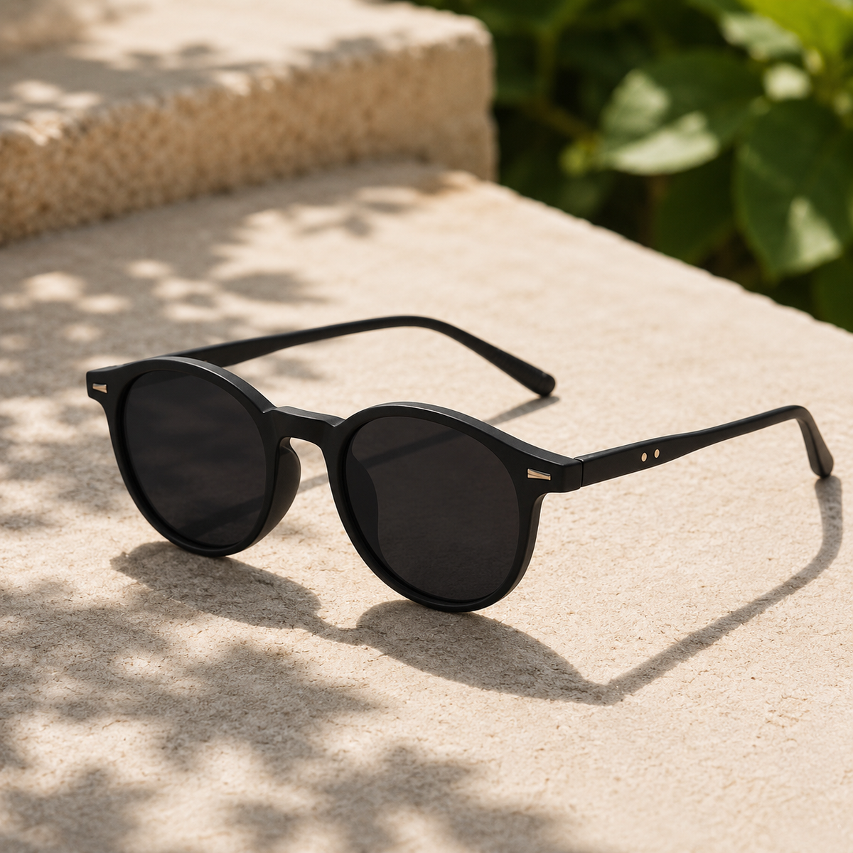 Occhiali da sole rotondi polarizzati – UV400 look retrò