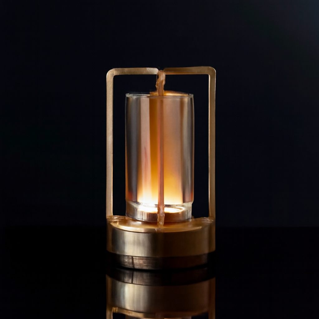 Nordic Crystal – Lampada da tavolo ricaricabile senza fili