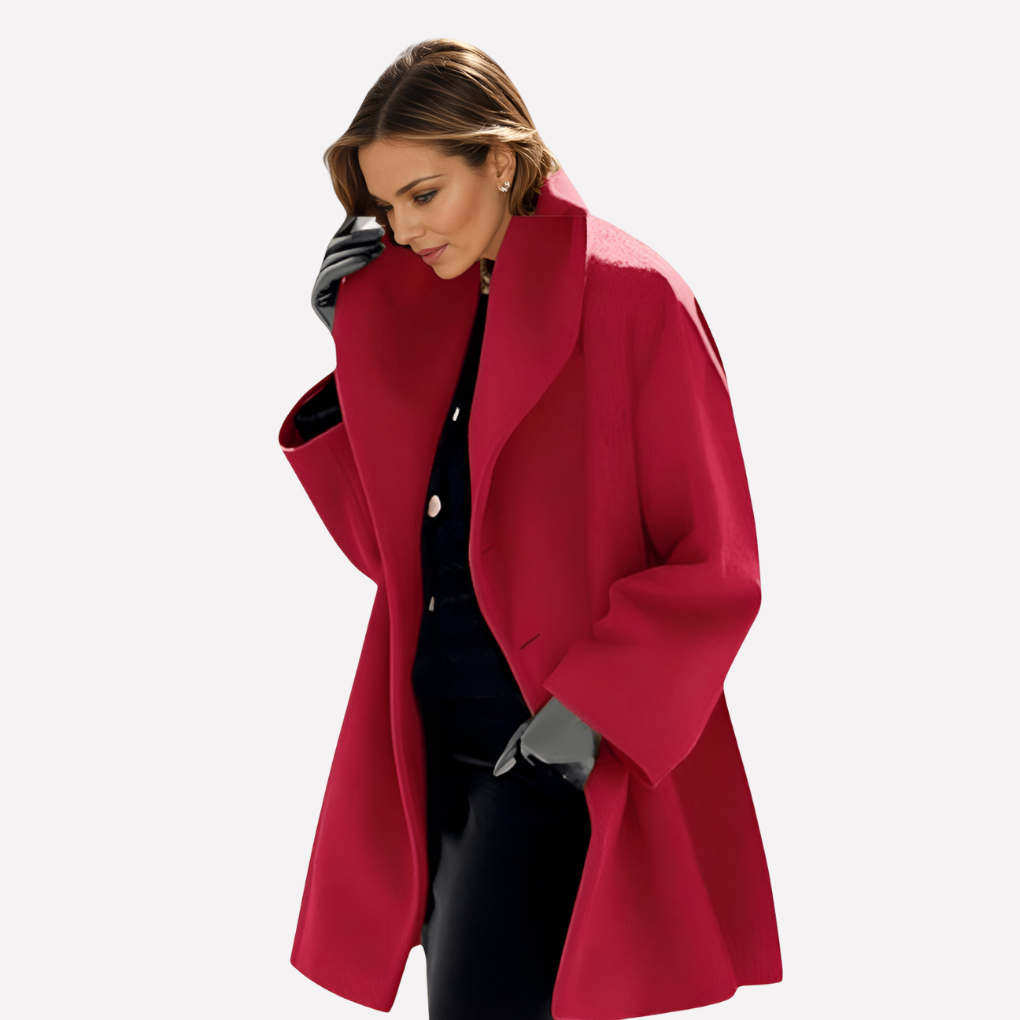 Giacca con collo ampio da donna