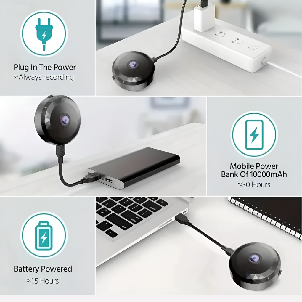 Mini videocamera wireless 1080p