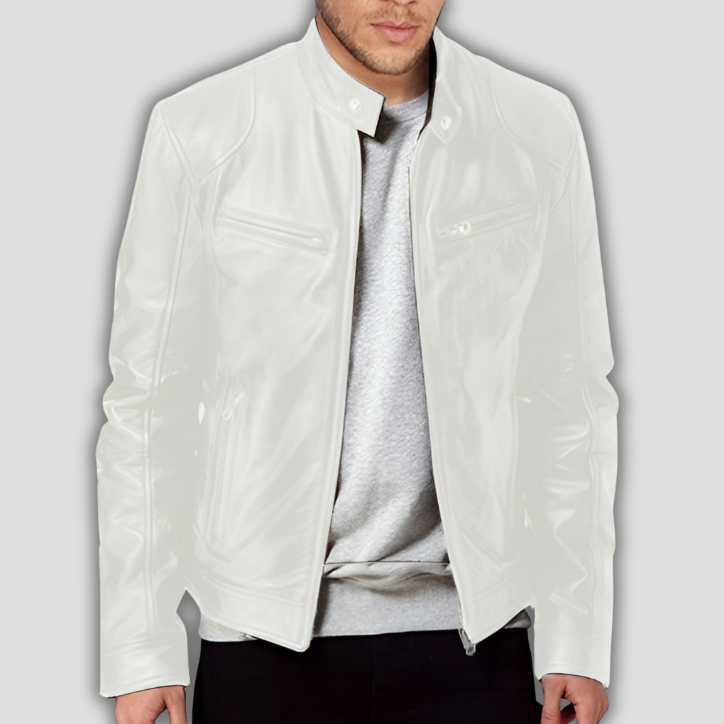 Rafael – Giacca classica in similpelle da uomo