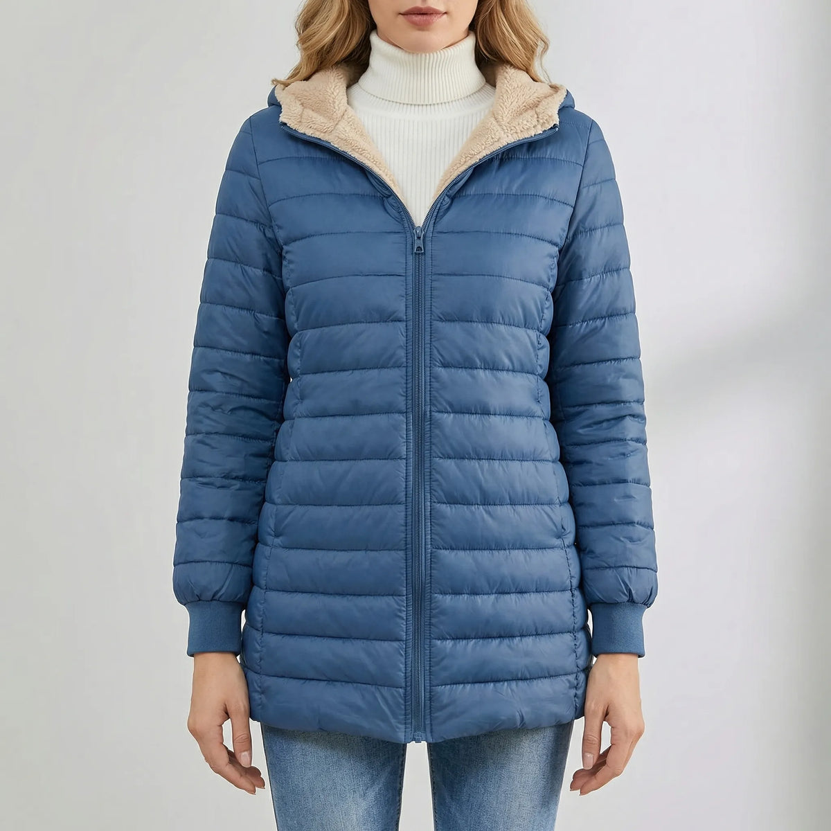 Giacca Invernale Casual Isolata a Quilt