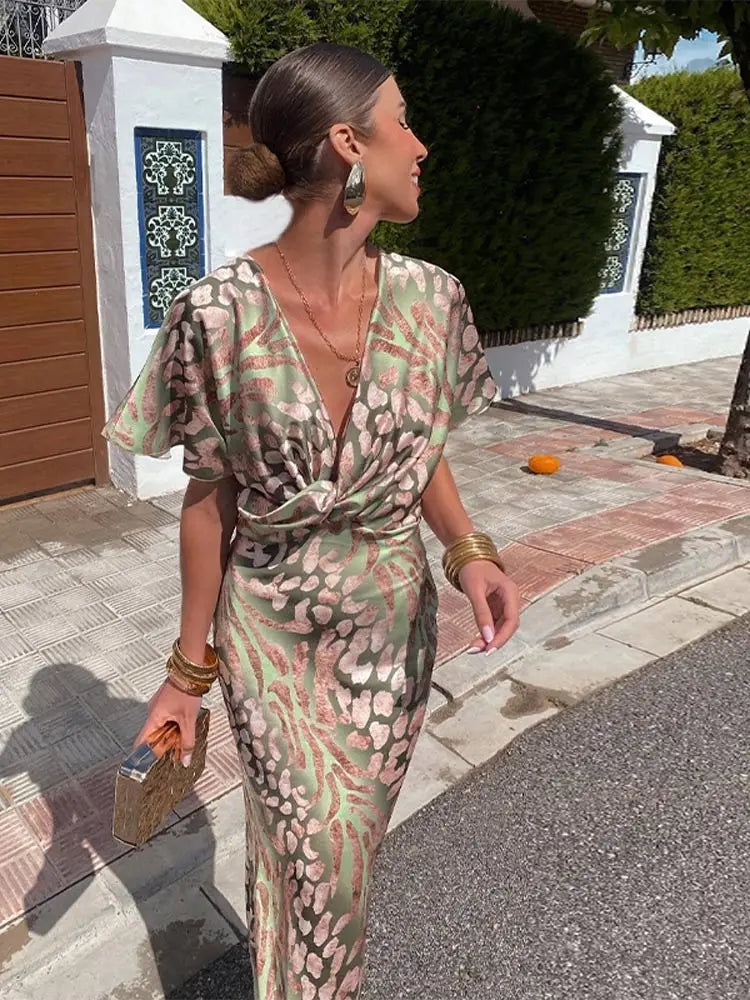 Abito a portafoglio elegante da donna