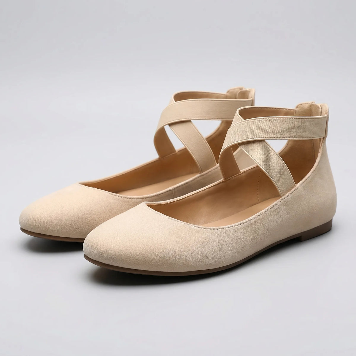 Ballet Flat Slip-On con Cintura Elastica