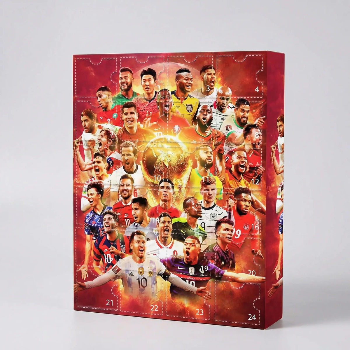 Calendario dell'Avvento a tema calcio