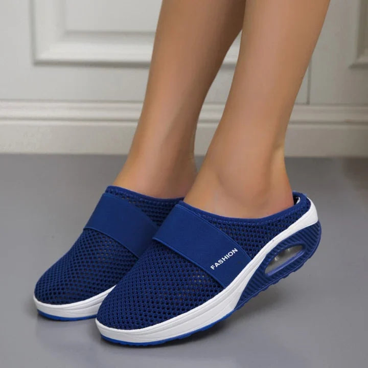 Scarpe slip-on in mesh con suola ad aria
