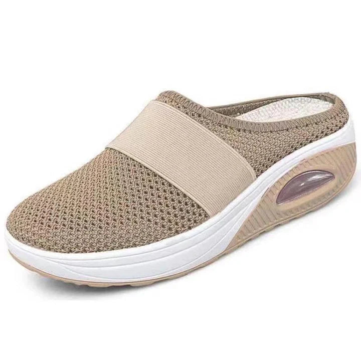 Scarpe slip-on in mesh con suola ad aria