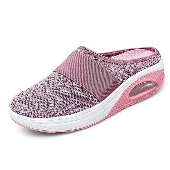 Scarpe slip-on in mesh con suola ad aria