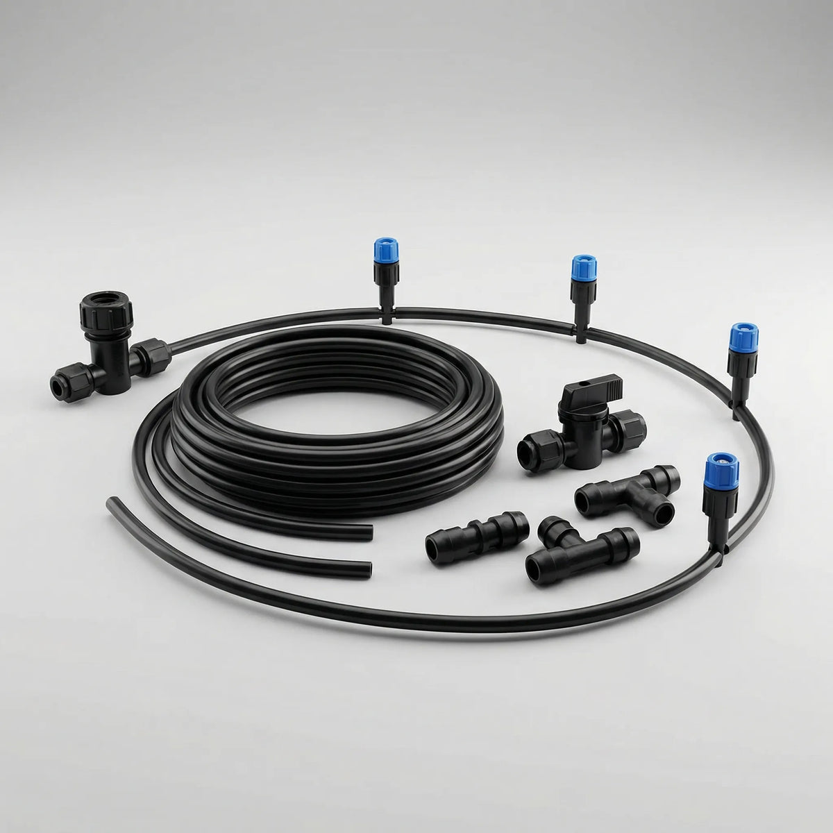 Kit di irrigazione a goccia modulare per giardini