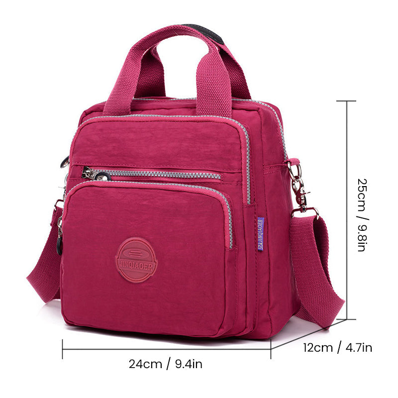 Borsa a tracolla multifunzione idrorepellente