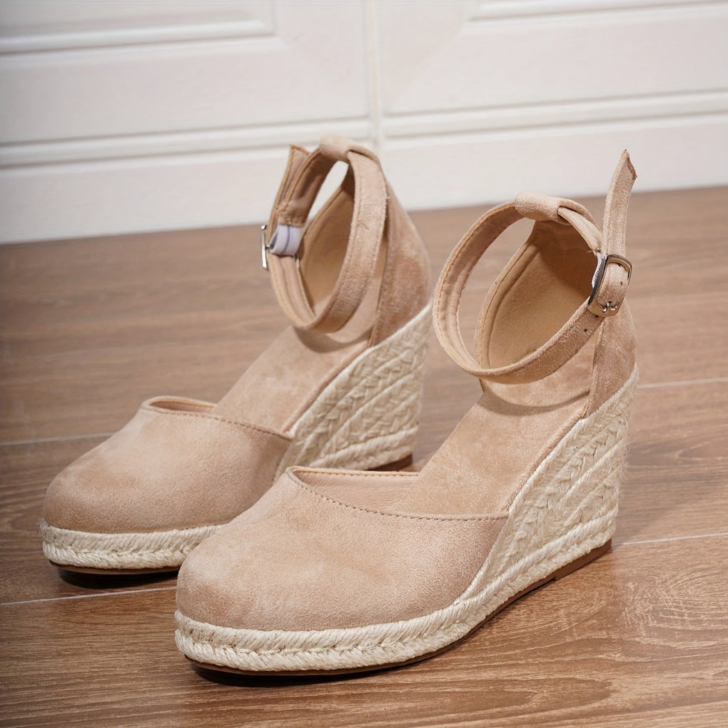 Sandali con zeppa a piattaforma da donna