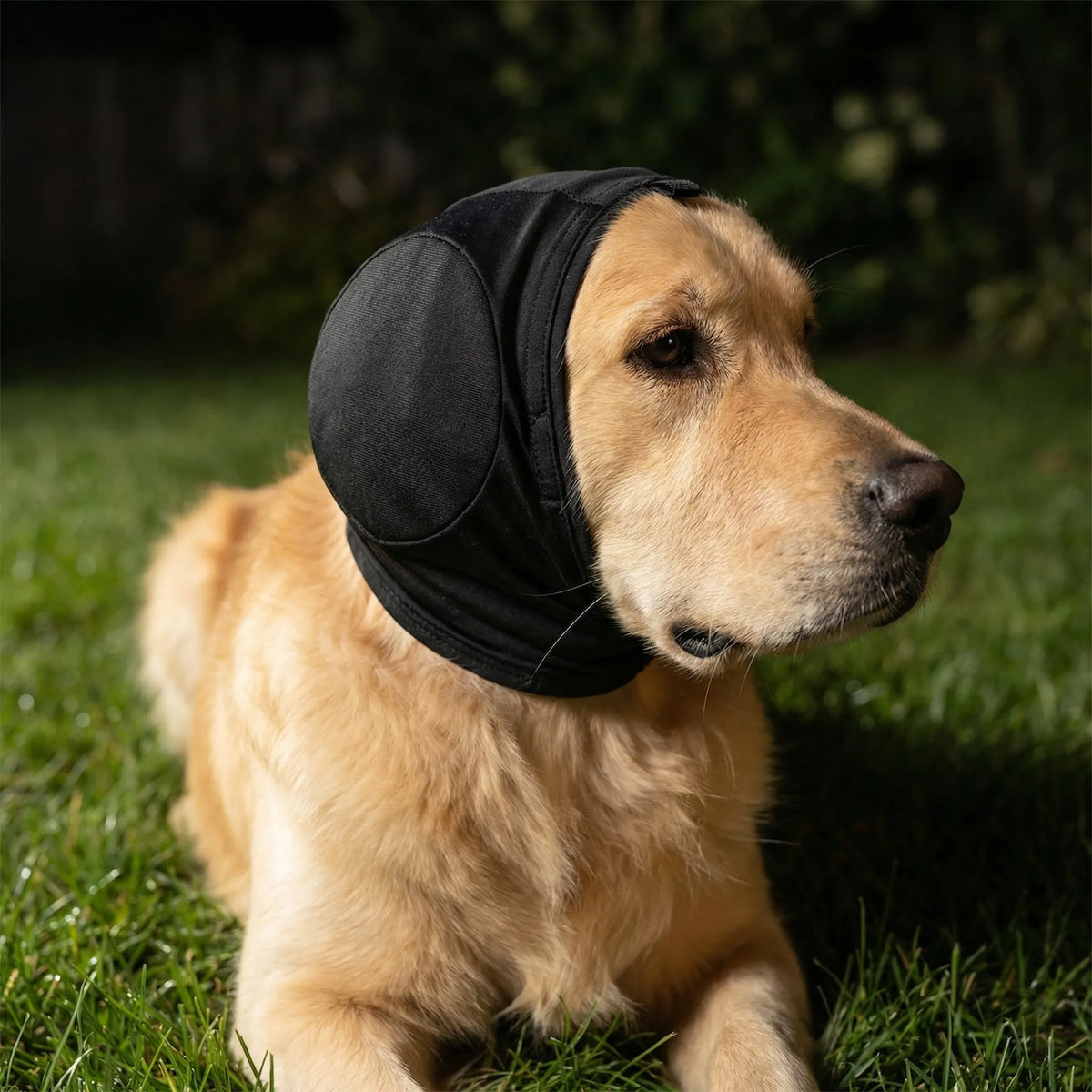 Cappuccio antirumore per cani con compressione delicata