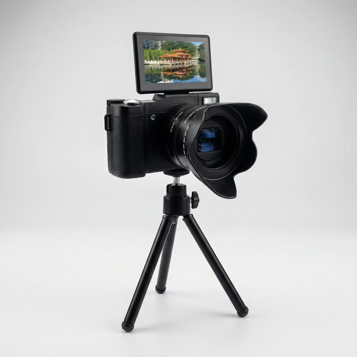 Fotocamera Digitale Compatta per Principianti con Schermo Flip