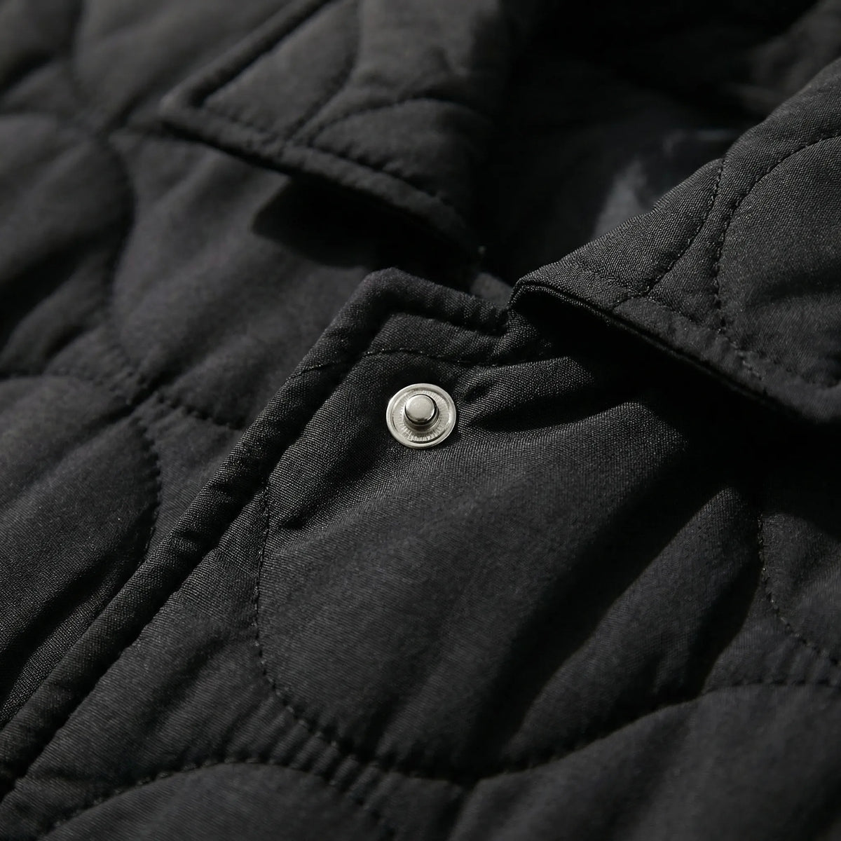 Giacca Snap-Button Quilted Per Donne