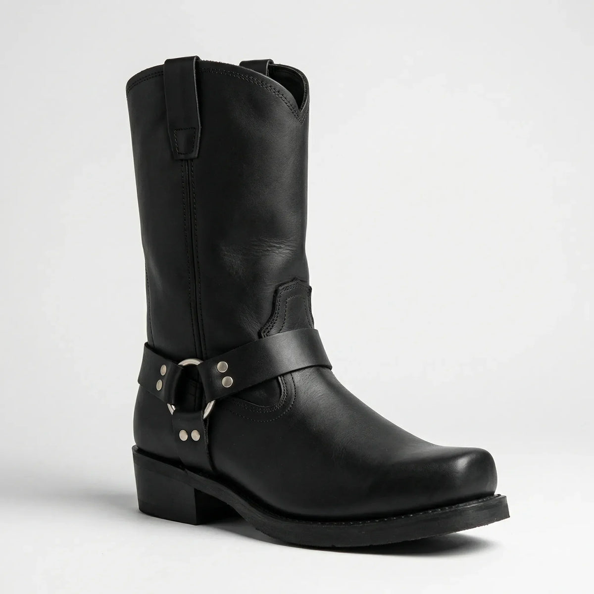 Stivale Western Alto con Imbracatura