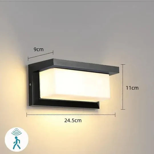 Applique LED da esterno con sensore di movimento
