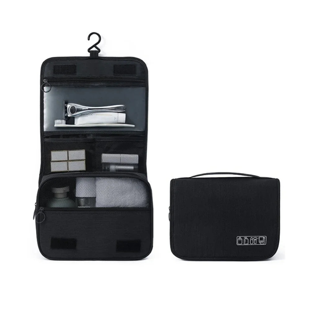 Beauty case da viaggio con gancio, idrorepellente