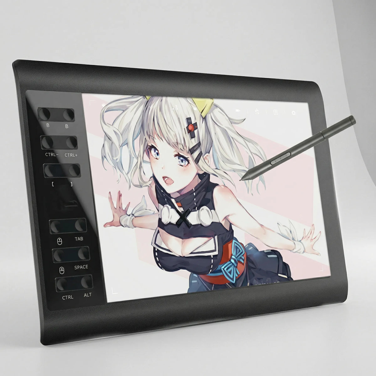 Tavoletta Digitale da Disegno con Stylus a Superficie Larga