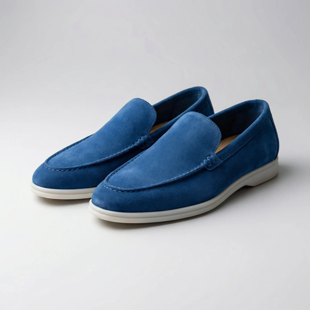 Mocassino in Suede Senza Lacci per Uomini